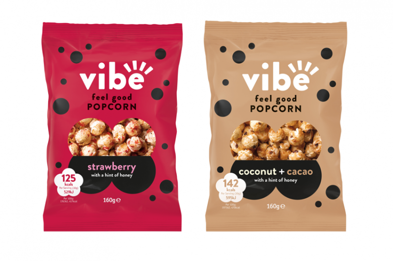 Tangerine launches Vibe Feel Good popcorn Tangerine launches Vibe Feel Good popcorn